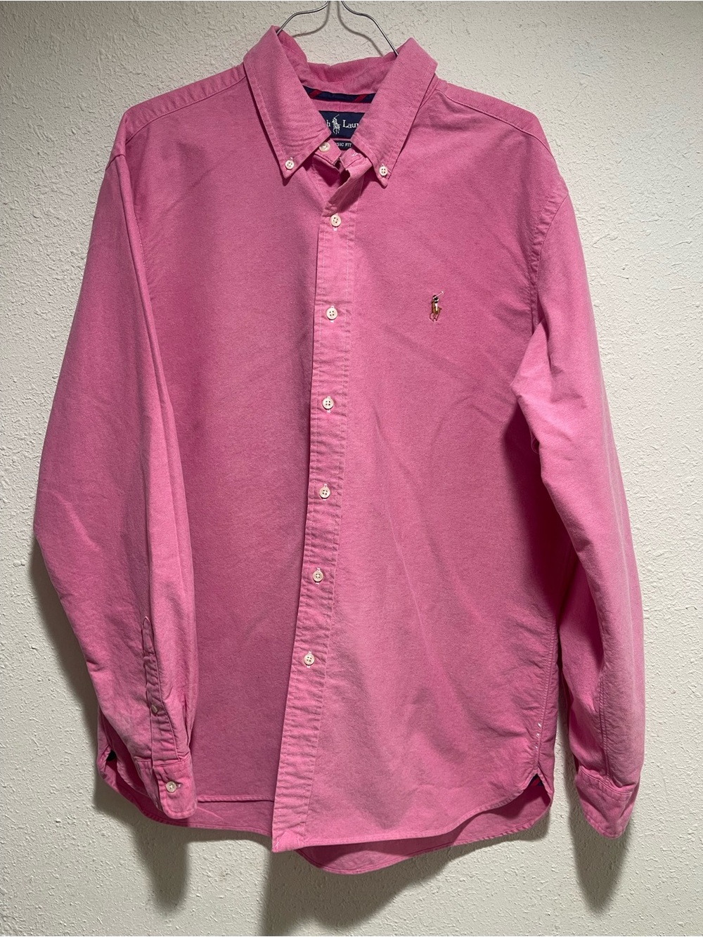 Ralph Lauren Pink Button-Down Oxford Shirt